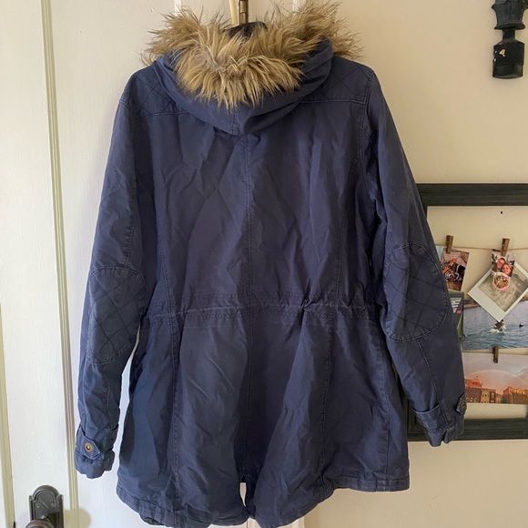 Navy Blue LL Bean Coat - Picture 2 of 4